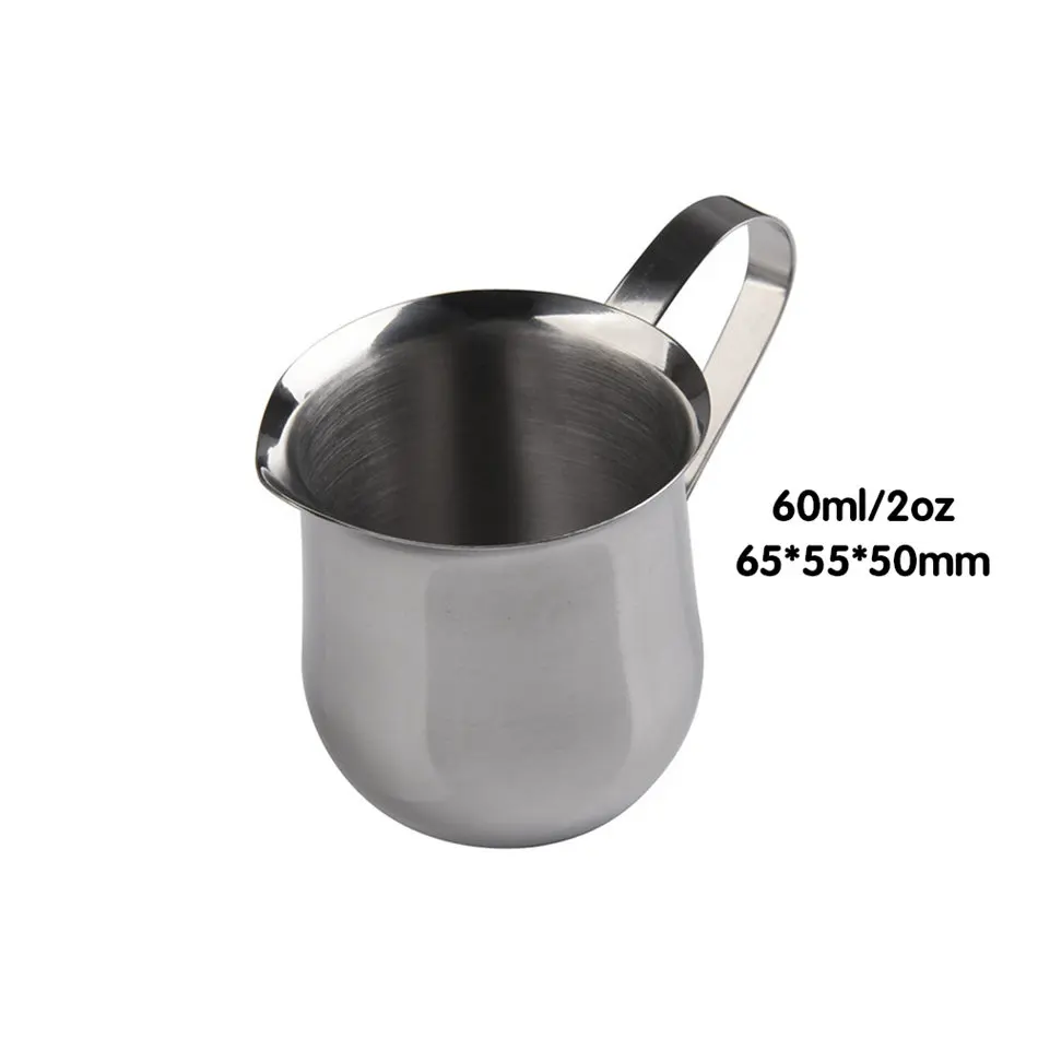 SEAAN Нержавеющая сталь Кофе молока Кубок пенообразователь 60/90/150/240 мл Oz бариста Craft вспениватели молока искусство латте вытягивающийся цветок чашка