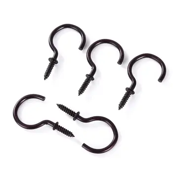 

18PCS Iron Metal Hanging Hooks Durable Easy Installation Hanger Tools for Kitchen Bathroom Towel Mug Holder Accessories