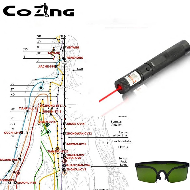 Cold Laser Therapy Acupuncture Pen Red Light Pain Relief Therapy Device