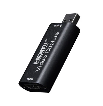 

HDMI Video Capture Device Mini Video Capture Card USB 2.0 HDMI Capture Game HD Camera Grabber Recorder Box for PC Live Streaming