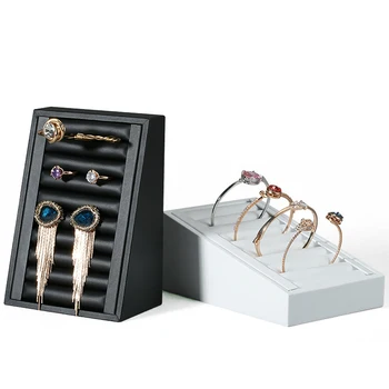 

Creative ring display props lychee pattern ring seat support gold and silver fine bracelet jewelry display stand