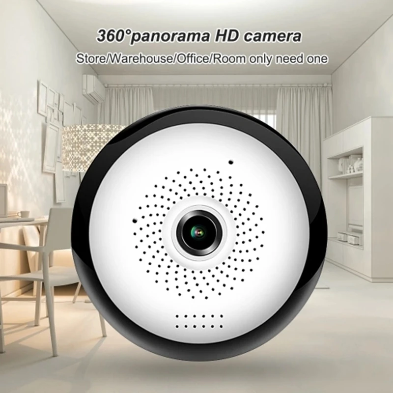 TS-QX06LH рыбий глаз VR 360 градусов 1,3 миллионов пикселей панорамная камера беспроводная Wifi ip-камера(ЕС вилка