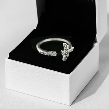 

Sparkling Dragonfly Open Ring