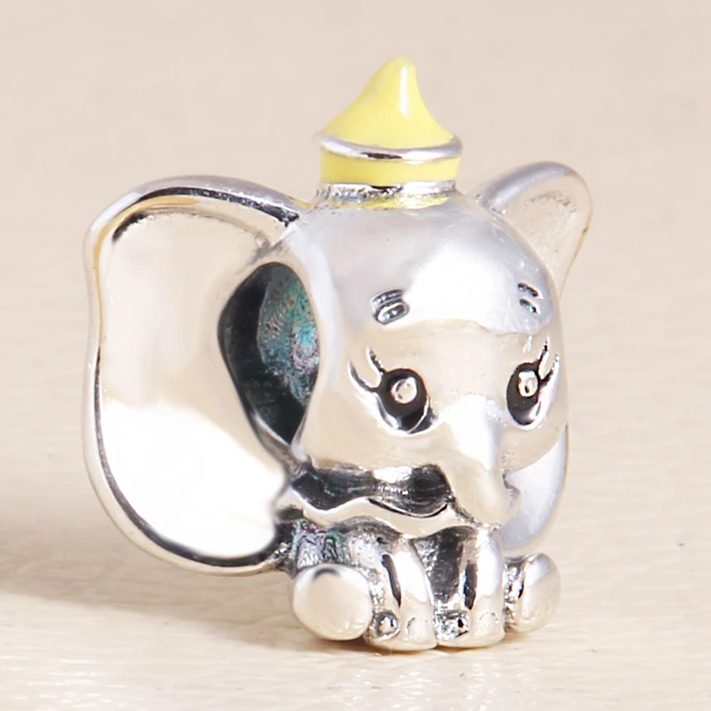 Silver Beads For Jewelry Making Dumbo & Mrs. Jumbo Charm Elephant Bead  Sterling Silver Jewelry Woman DIY Beads Free Shipping - AliExpress