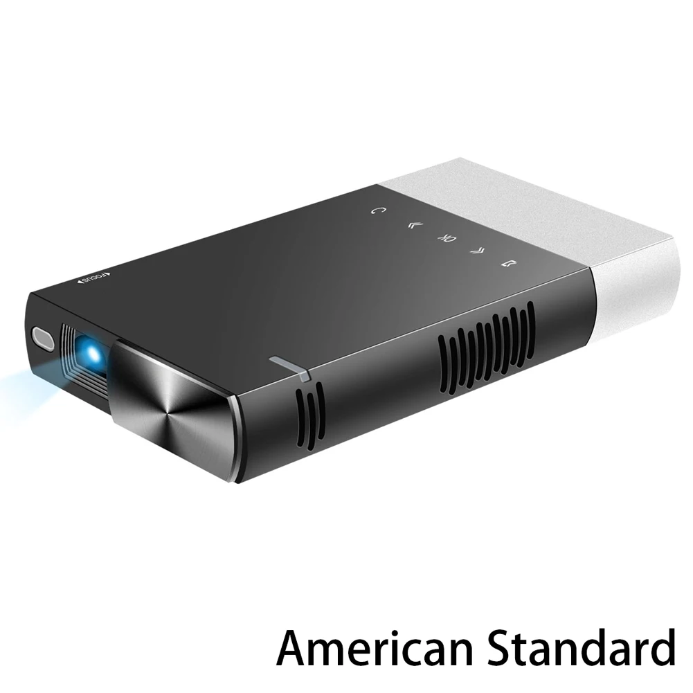 Ultra Mini Portable Projector 1080p Supported HD DLP LED Rechargeable Projector for Outdoor