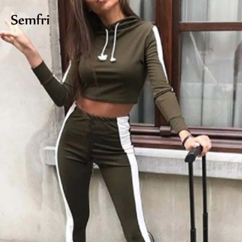 Костюм спортивный Semfri Женский комплект из 2 предметов толстовка с капюшоном