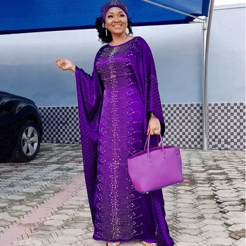 

New african dresses for women dashiki vetement femme 2019 robe africaine bazin riche ankara plus size dress african head scarf