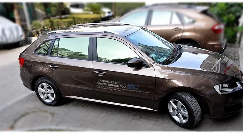 Для Volkswagen VW Gran Lavida 2013- багажник на крышу, рейлинги, барные стойки для багажа, верхние стойки, рельсовые коробки, алюминиевый сплав, паста, стиль