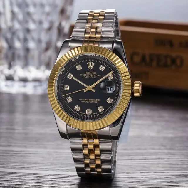 

Ladies and men's watches- leisure fashion business luxury quartz watch sapphire quartz watch can be customized 376
