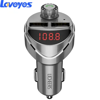 

Car Bluetooth Hands-free MP3 Player Cigarette Lighter Multi-function Double U Disk 4.4 A Vehicle Power Splitter LCXCQ1