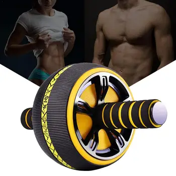 

Portable Ab Roller With Knee Pad Abdominal Exercise Wheel Abdominal Workout Exercise Fitness Roller For Core Strength Training