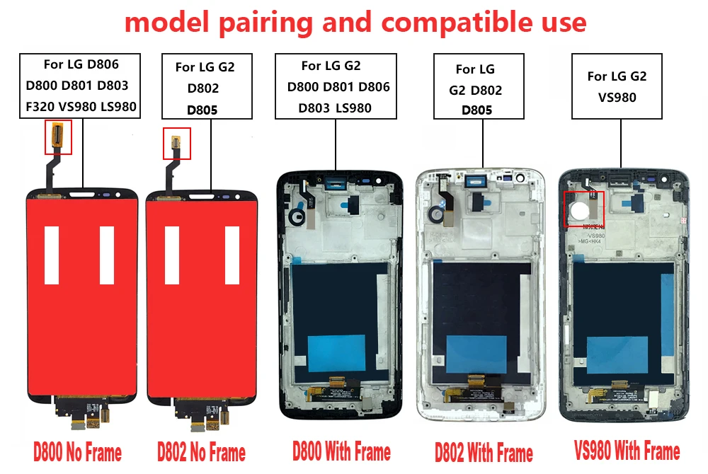 Tanie Dla lg optimus G2 D800 D801 D802 D803 D806 LS980 VS980 F320L F320S D805 wyświetlacz LCD ekran dotykowy digitalizacją montaż z bezpłatnych narzędzi w