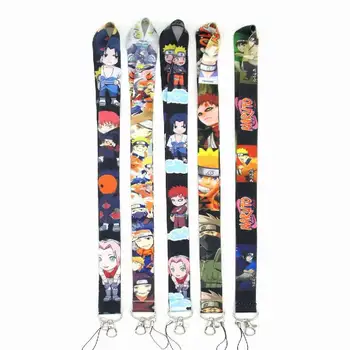 

Naruto Cosplay Lanyard Cartoon Keychain Mobile Phone Neck Strap ID Badge Card Holder Accessories Gift