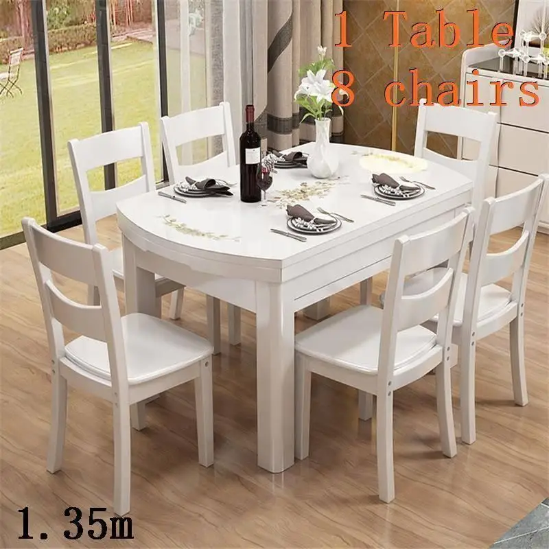 Mueble Comedor A Langer Redonda Tavolo Da Pranzo Eet Tafel Piknik Masa Sandalye деревянный обеденный стол