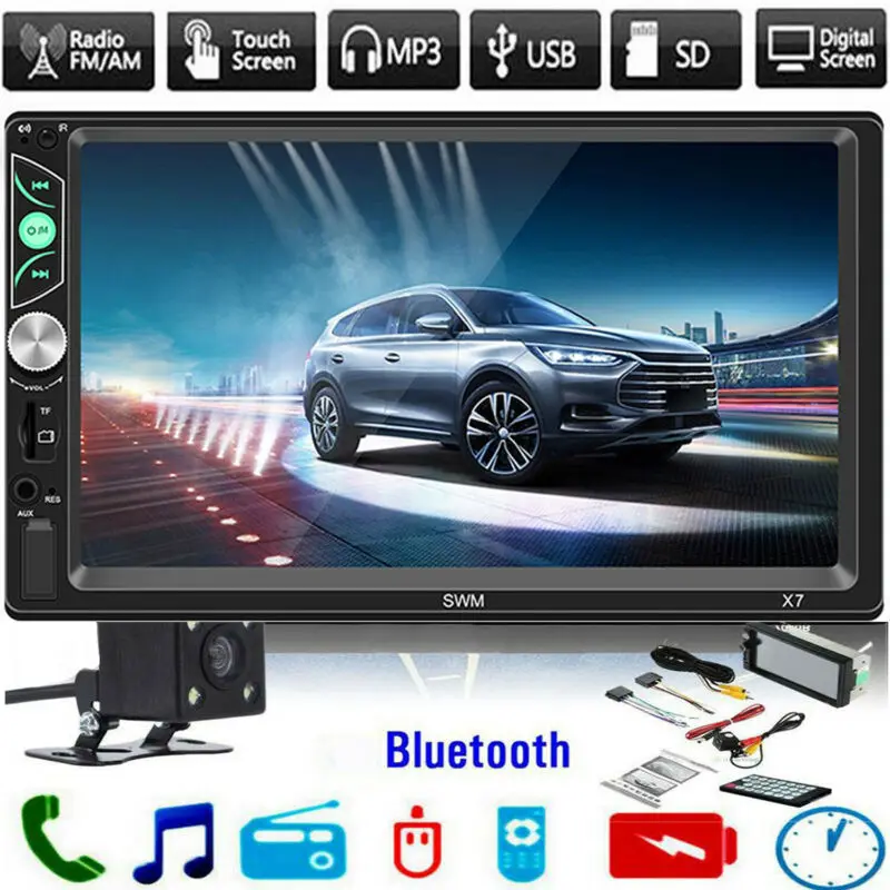 

7inch HD LCD Touch Screen Car Stereo MP5 Player Radio Android IOS USB/TF