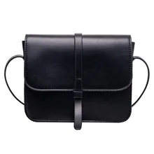 191216 iVog Новое поступление повседневные женские сумки через плечо маленькие черные Модные Сумки из искусственной кожи для женщин