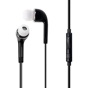 

New Android In-ear Earphones Headsets With Microphone 3.5mm n-Ear Wired Earphone For Samsung S4 Smartphones