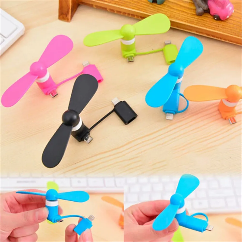 Mini Cool Micro USB Interface Fans Mobile Phone USB Gadget Fan Tester Usb Ventilador For Vivo HTC OPPO Meizu HTC Android