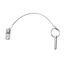 Быстродействующий контакт 1/4 '', нержавеющая сталь со шнурком, верхний контакт для БИМИНИ лодки