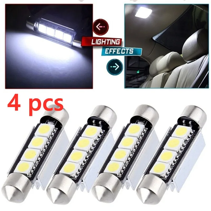 4 шт. Canbus 31 мм 36 5050 Smd Led Dc 12v Kennzeichenbeleuchtung Innenbeleuchtung Soffitte Lampe Licht |