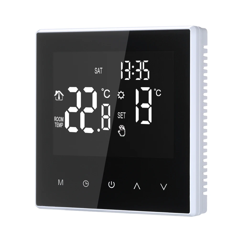 

Digital Temperature Controller Smart Thermostat Electric Underfloor Heating With Lcd Humidity Meter Digital Thermometer