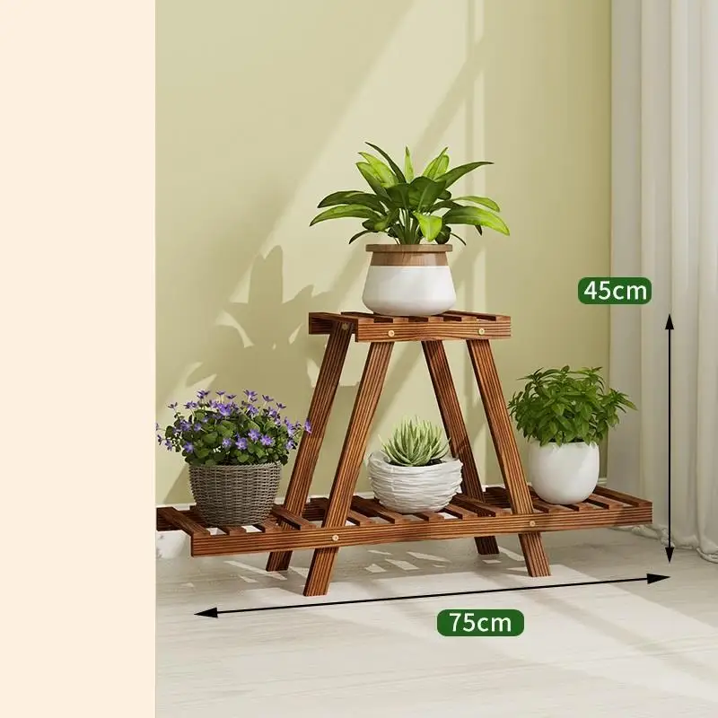 MODEL C Madera Estante Mueble Para Plantas настольные комнатные садовые полки для горшка Dekoration балкон Цветочная полка стойка подставка для растений - Цвет: MODEL C
