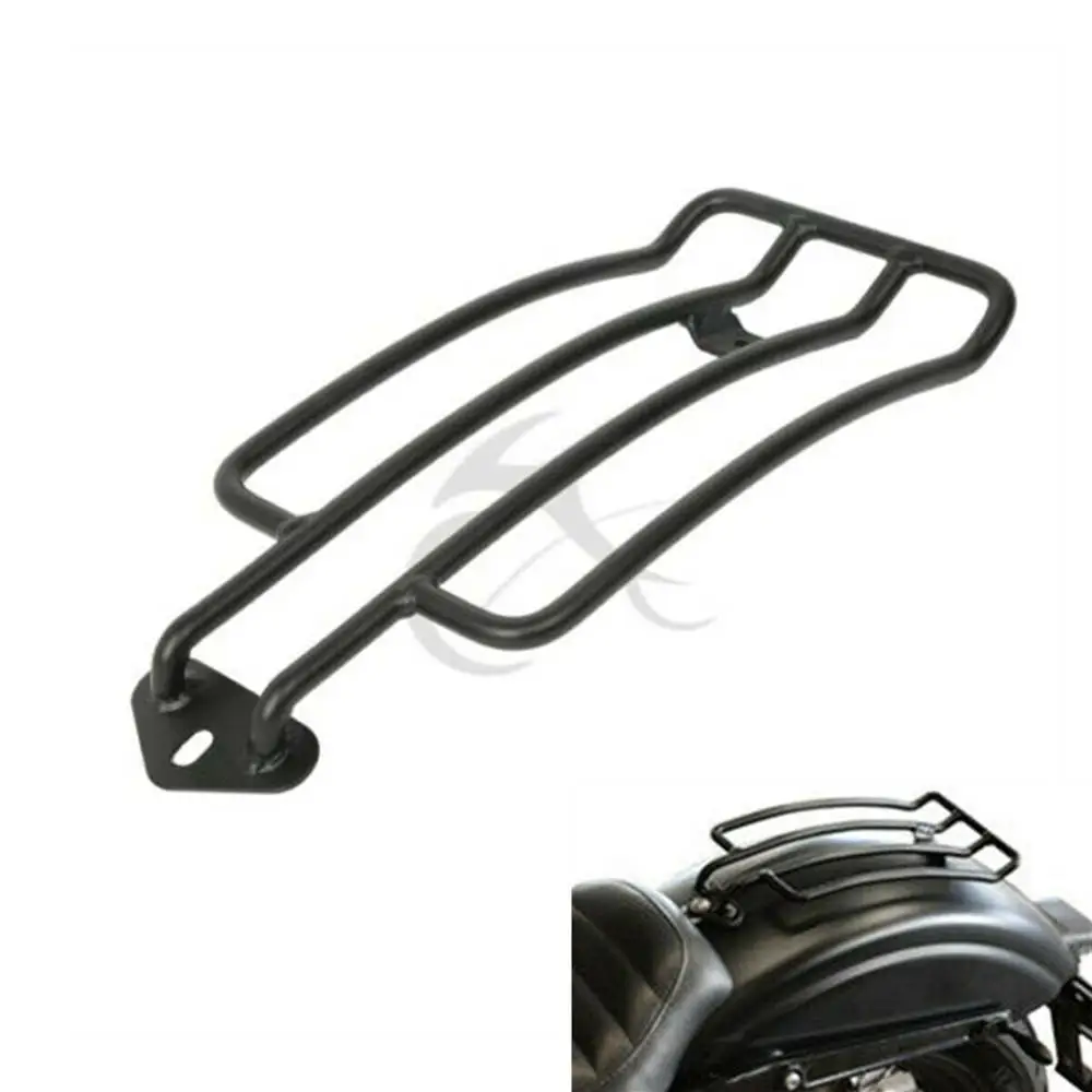 Мотоцикл Solo сиденье багажная стойка для Harley XL 1200 883 Sportster под заказ 1985 2003 2002 черный