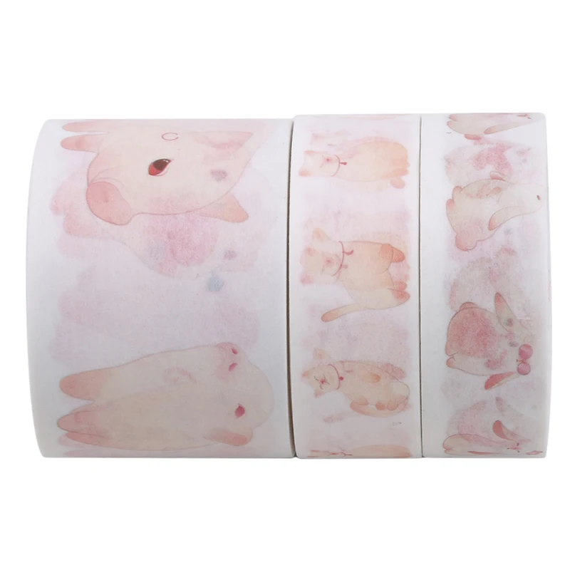1PC Japanese Decorative Deco Paper Floral Flower Cherry Blossom Masking Washi Tape Set Stickers Crafts and Scrapbooking