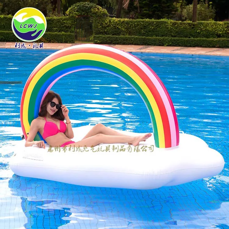 

Inflatable Floating Row a Large Amount Currently Available Wholesale Rainbow Floating Row Thick Environmentally Friendly Cloud F