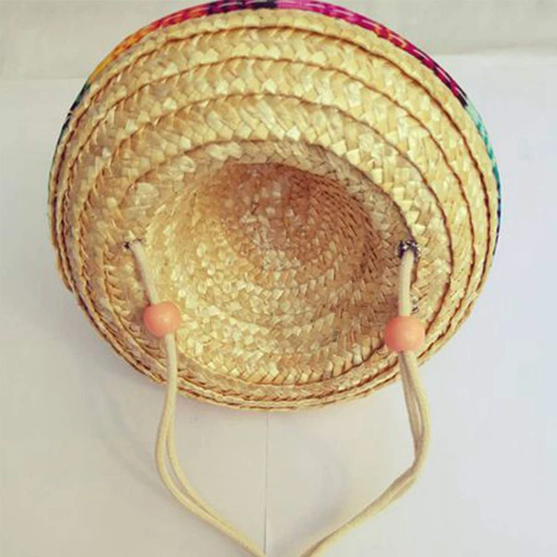 6 упаковок соломенная мини-шляпа Sombrero/мини мексиканская шляпа для вечеринок