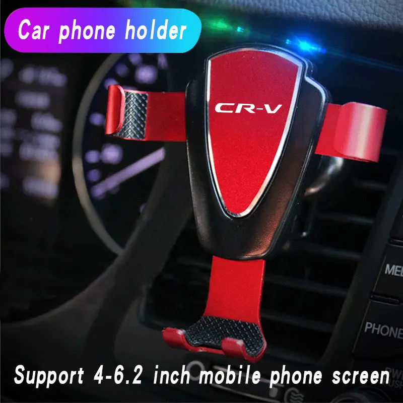 Cadre de support de téléphone de voiture, support de navigation GPS en métal, sortie d'air, support de téléphone portable de voiture entièrement automatique pour Honda CRV