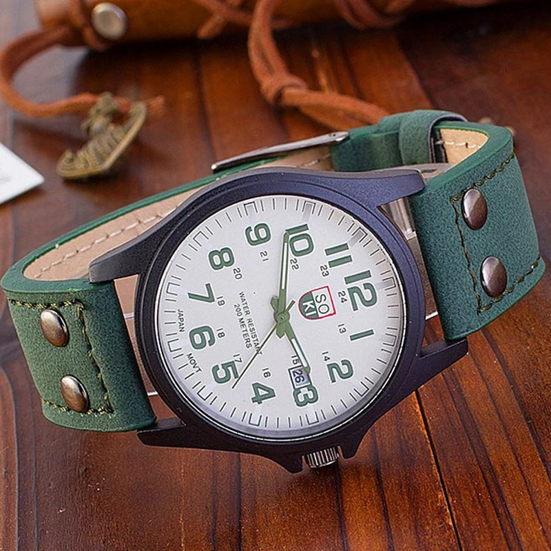 SOKI Brand Hours Digital Watch relojes para hombre Men's Clock Quartz Relogio Masculino Military Sport Men's Casual Wristwatches photo