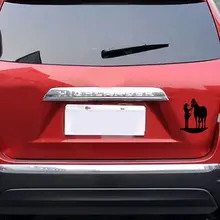 Лошадь и женщины Спорт автомобиль-Стайлинг Декор автомобиля Наклейка рефлективные внедорожные автомобильные аксессуары(China)