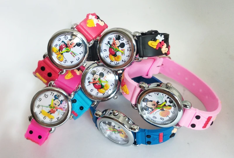 Новые модные крутые часы Mickey, детские Студенческие часы для мальчиков и девочек, повседневные кварцевые наручные часы с мышкой, Relojes Montres kol saati