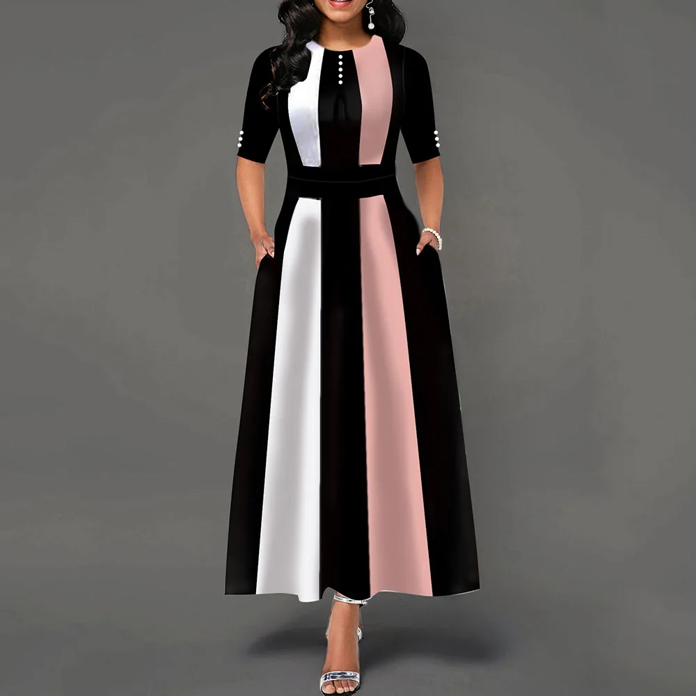 long dress for office wear