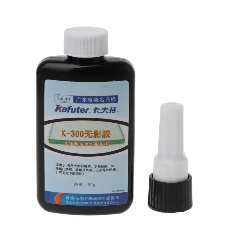 

50ML K-300 UV Glue Curing Adhesive Transparent Glass Bonding Repair Liquid Glue Whosale&DropShip