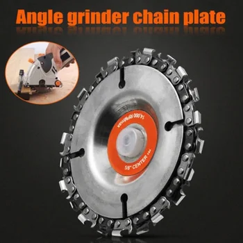 

4inch 22 Saw Tooth Fine Cut Round Disc Chain Set for100/115cm Angle Grinder angle grinder accessories chipboard jigsaw blades