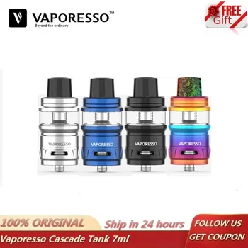 

Original Vaporesso Cascade sub ohm Tank 7ml Electronic Cigarette Atomizer 510 with GTM Coil VS Geekvape Zeus Vape Tank Skrr-S