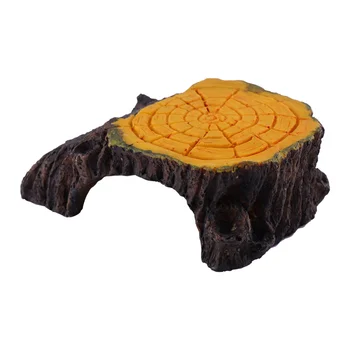 

Turtle Climbing Platform Reptile Bridge Tree Hole Shelter Climbing Hideout Turtle Sun Platform Landscape Ornament