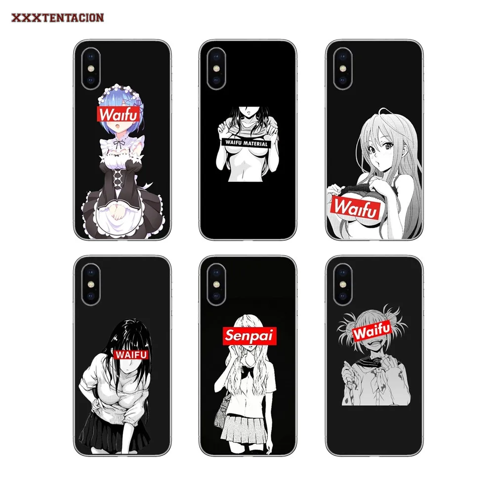 Мягкие прозрачные чехлы для Motorola Moto X4 Z G G2 G3 G5 C E4 E5 G5S G6 Z2 Z3 Play Plus Sugoi Senpai Anime