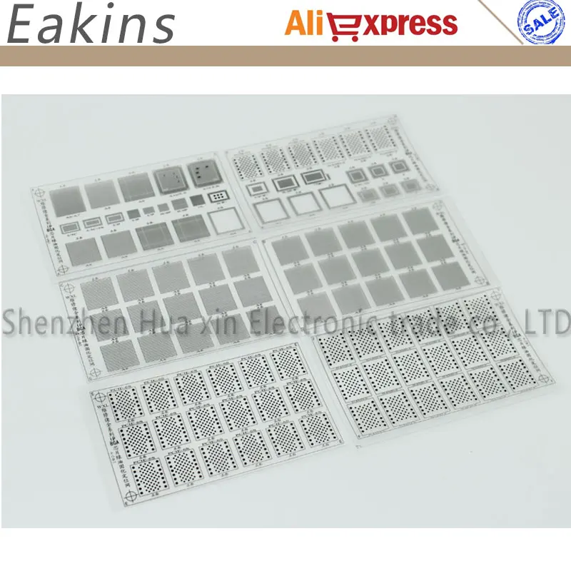 S1512 IP BGA трафарет паяльной маски набор инструментов для ремонта iPhone iPad NAND Flash power Touch IC чип реболлинга логическая плата