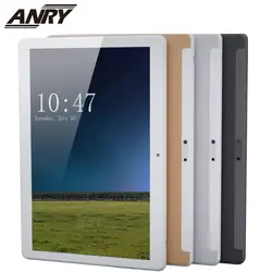 ANRY 10,1 дюймов планшет две sim-карты Слоты 4G Телефонный звонок WiFi планшет 4 Гб + 64 Гб Восьмиядерный процессор Bluetooth gps Android 7,0 1280x800