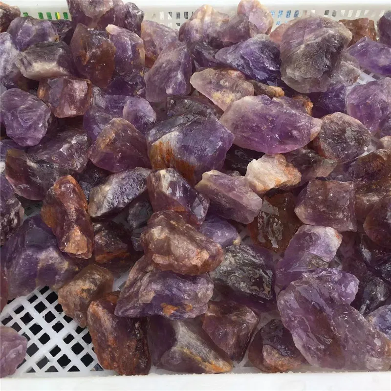 Natural Raw Quartz Healing Stone Amethyst Citrine Ametrine Rough For Home Decoration 2