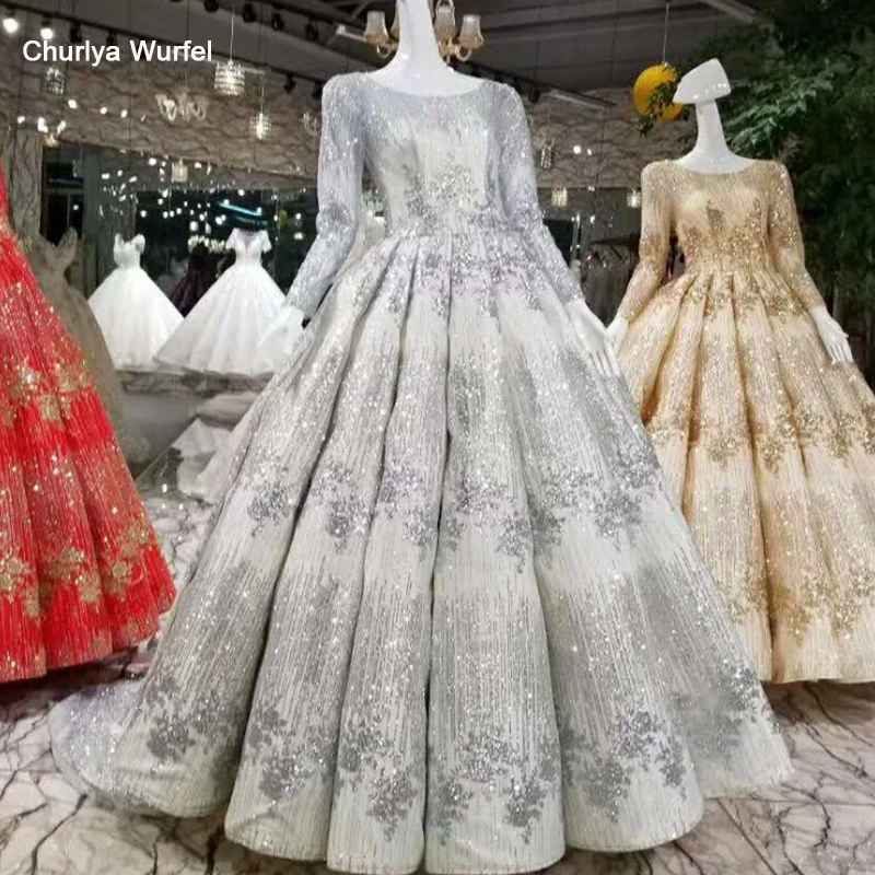 

LSS008 red gold and grey three colors A-Line full evening dress long lace up back formal dress vestido longo de festa real photo