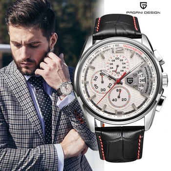 

PAGANI Design Watch for men luxury brand Military Pilot Watches Quartz Watches Men Sport Watch Chronograph Water erkek kol saati