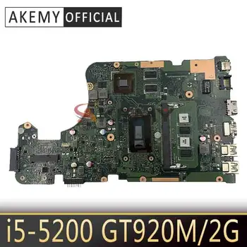 

X555LJ MAIN_BD._4G/I5-5200CPU/AS GT920M/2G mainboard For For Asus X555LJ LB X555LF X555LD X555L VM590L laptop motherboard