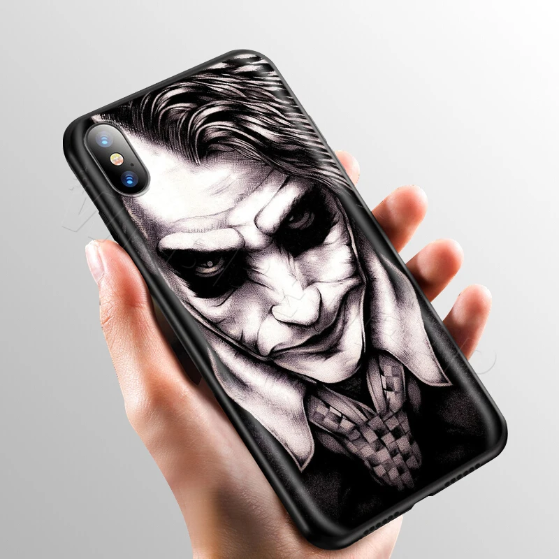 Чехол Webbedepp Joker для Apple iPhone 11 Pro XS Max XR X 8 7 6 6S Plus 5 5S SE - Цвет: 6