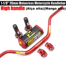 Высокий руль колодки ручки руля Pro taper CNC зажим Жир Бар 1-1/" питбайк Мотокросс Мотоцикл 28 мм для KTM SX SXF EXC XCW EXCF
