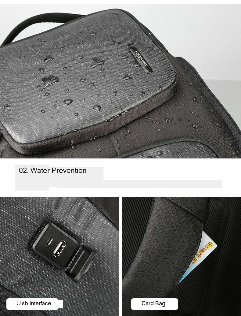 Мужской рюкзак с солнечной зарядкой от Usb, мужская дорожная сумка, рюкзаки, модная мужская Противоугонная сумка для ноутбука от дизайнера, вместительный рюкзак