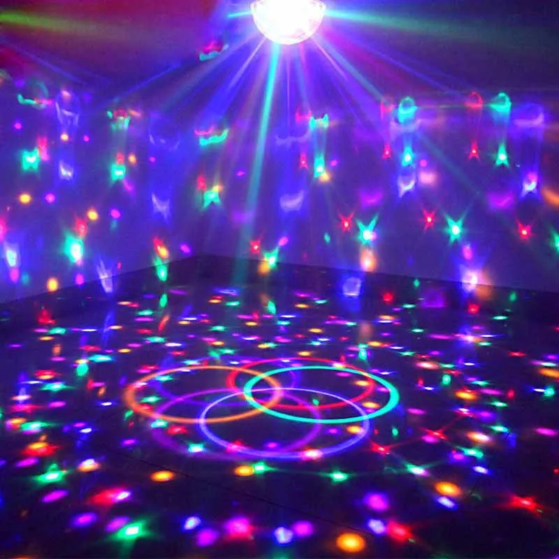 Upgrades Crystal Magic Ball Led Stage Lamp 7 Voice Control Modes 9 Crystal Magic Ball Led Stage Lamp